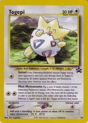 Togepi 30 Non-Holo Black Star Promo - 2001 Pokemon League